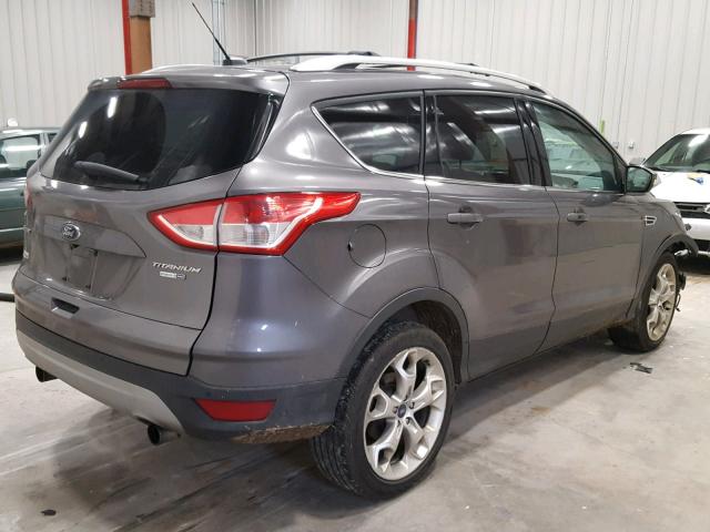 1FMCU9J95DUB32796 - 2013 FORD ESCAPE TIT GRAY photo 4