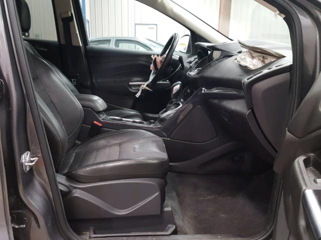 1FMCU9J95DUB32796 - 2013 FORD ESCAPE TIT GRAY photo 5