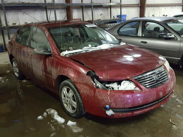 1G8AZ55F86Z108921 - 2006 SATURN ION LEVEL MAROON photo 1