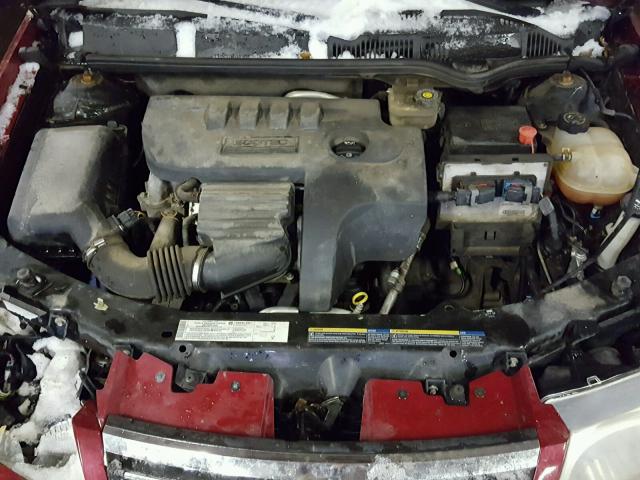 1G8AZ55F86Z108921 - 2006 SATURN ION LEVEL MAROON photo 7