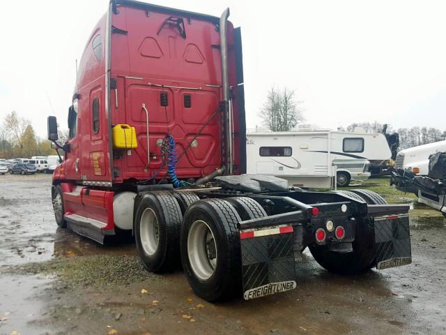 1FUJGLDR9BSAU6424 - 2011 FREIGHTLINER CASCADIA 1 RED photo 3