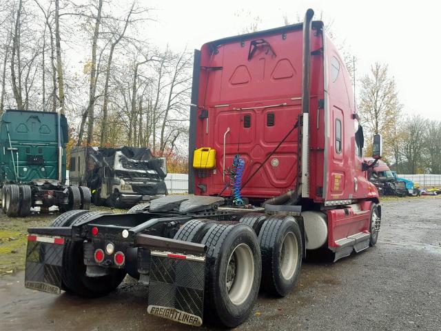 1FUJGLDR9BSAU6424 - 2011 FREIGHTLINER CASCADIA 1 RED photo 4