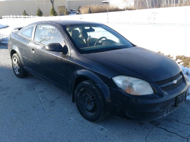 1G1AK12F257636383 - 2005 CHEVROLET COBALT BLACK photo 1