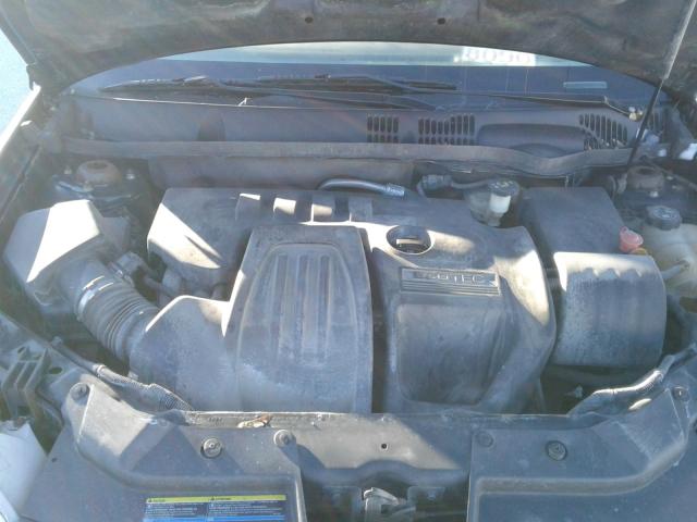 1G1AK12F257636383 - 2005 CHEVROLET COBALT BLACK photo 7