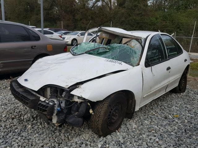 1G1JC524127383023 - 2002 CHEVROLET CAVALIER B WHITE photo 2