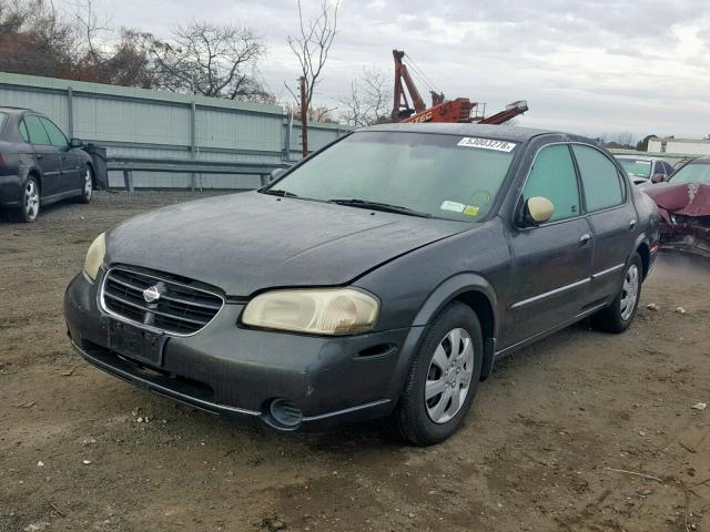 JN1CA31D21T619019 - 2001 NISSAN MAXIMA GXE GRAY photo 2