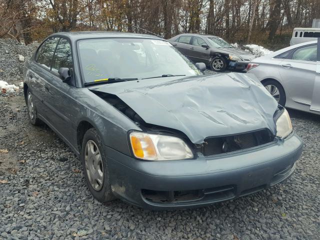 4S3BE6354Y7215663 - 2000 SUBARU LEGACY L GREEN photo 1