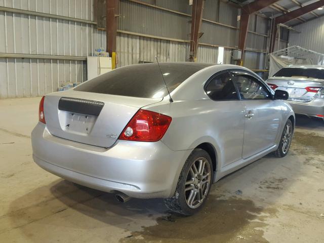 JTKDE177960076068 - 2006 TOYOTA SCION TC SILVER photo 4