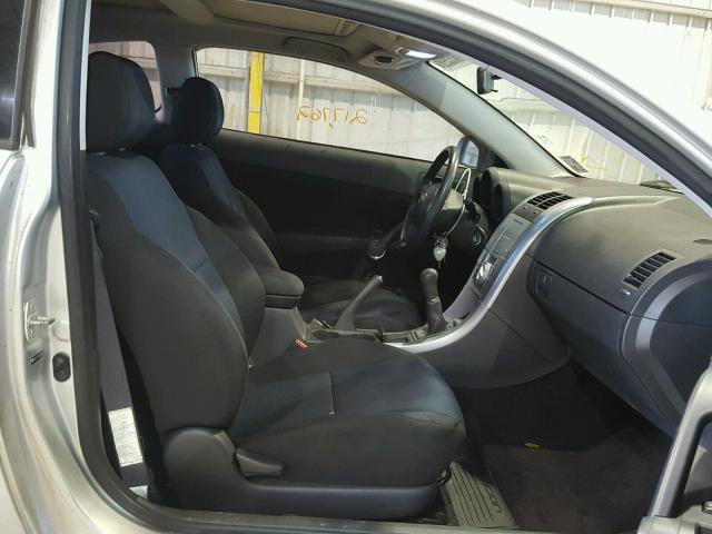 JTKDE177960076068 - 2006 TOYOTA SCION TC SILVER photo 5