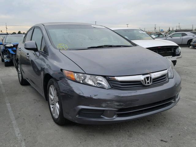 19XFB2F97CE305786 - 2012 HONDA CIVIC EXL GRAY photo 1