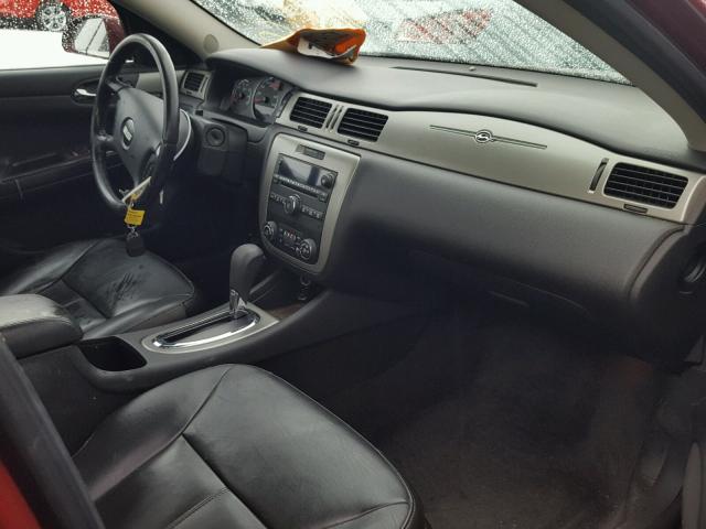 2G1WD58CX89255906 - 2008 CHEVROLET IMPALA SUP 红色 照片 5