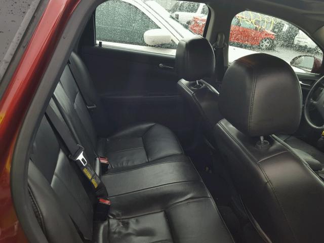 2G1WD58CX89255906 - 2008 CHEVROLET IMPALA SUP 红色 照片 6