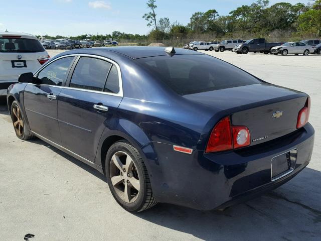 1G1ZC5E06CF300348 - 2012 CHEVROLET MALIBU 1LT BLUE photo 3