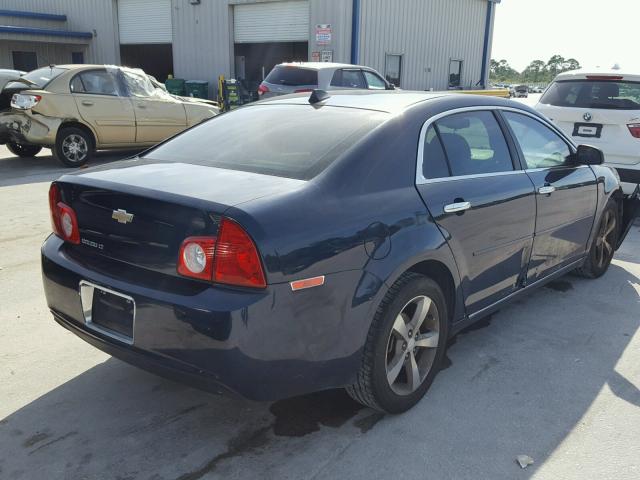 1G1ZC5E06CF300348 - 2012 CHEVROLET MALIBU 1LT BLUE photo 4
