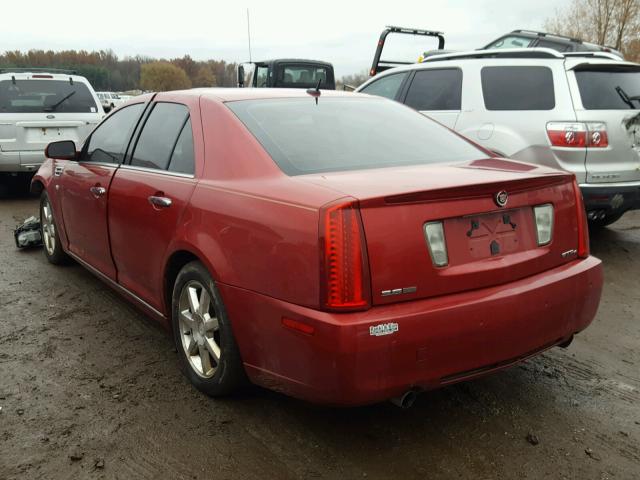 1G6DD67V080212633 - 2008 CADILLAC STS RED photo 3