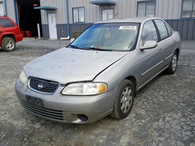 3N1CB51D41L500918 - 2001 NISSAN SENTRA XE WHITE photo 2