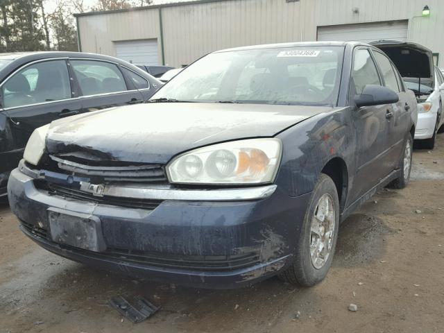 1G1ZS52F85F186206 - 2005 CHEVROLET MALIBU BLUE photo 2