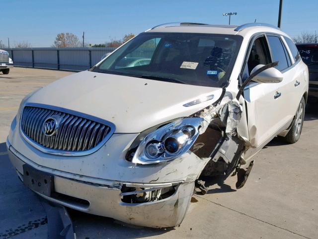 5GAER23798J266074 - 2008 BUICK ENCLAVE CX WHITE photo 2