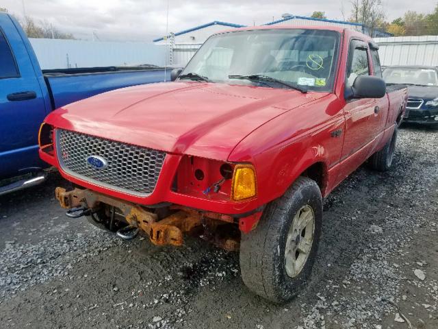 1FTZR15E63TA34390 - 2003 FORD RANGER SUP RED photo 2
