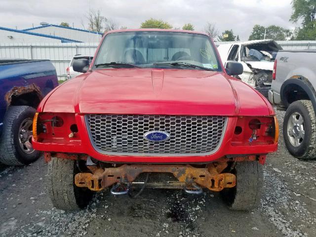 1FTZR15E63TA34390 - 2003 FORD RANGER SUP RED photo 9