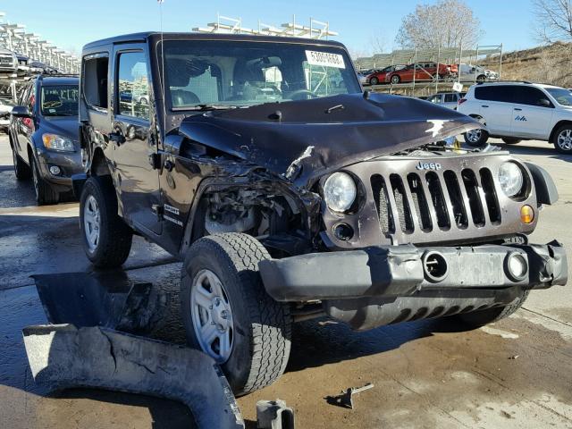 1C4AJWAG2DL653983 - 2013 JEEP WRANGLER S BLACK photo 1