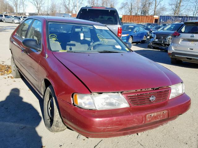 1N4AB41D2VC747084 - 1997 NISSAN SENTRA XE RED photo 1