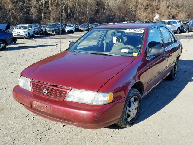 1N4AB41D2VC747084 - 1997 NISSAN SENTRA XE RED photo 2