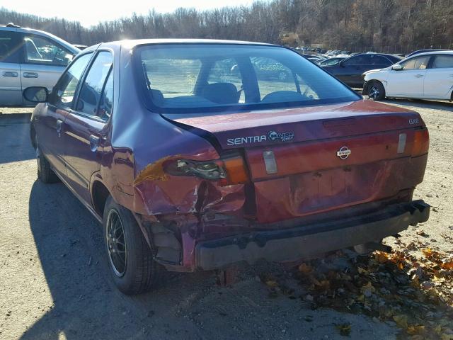 1N4AB41D2VC747084 - 1997 NISSAN SENTRA XE RED photo 3