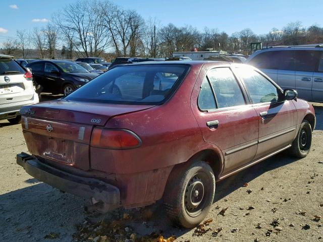 1N4AB41D2VC747084 - 1997 NISSAN SENTRA XE RED photo 4