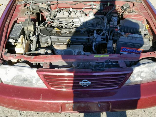 1N4AB41D2VC747084 - 1997 NISSAN SENTRA XE RED photo 7