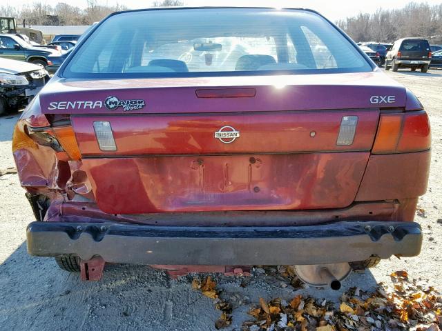 1N4AB41D2VC747084 - 1997 NISSAN SENTRA XE RED photo 9