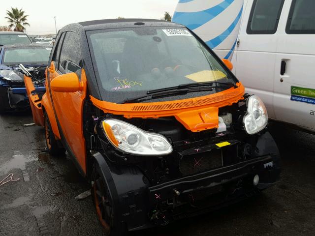 WMEEK31X18K175985 - 2008 SMART FORTWO PAS ORANGE photo 1