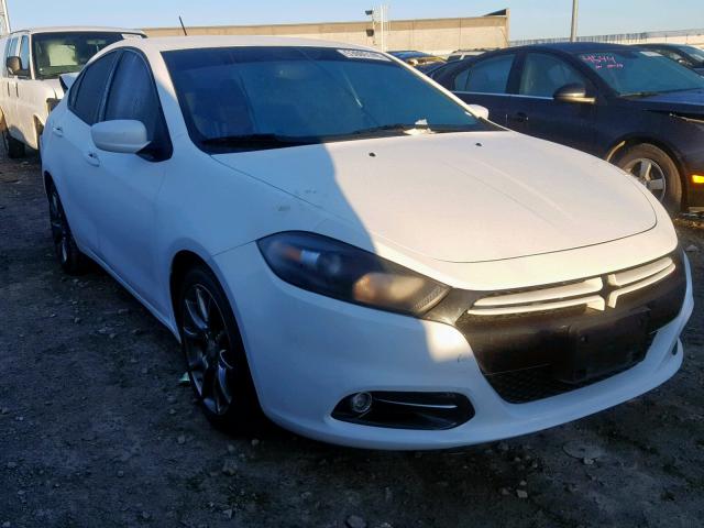 1C3CDFBA8DD106306 - 2013 DODGE DART SXT WHITE photo 1