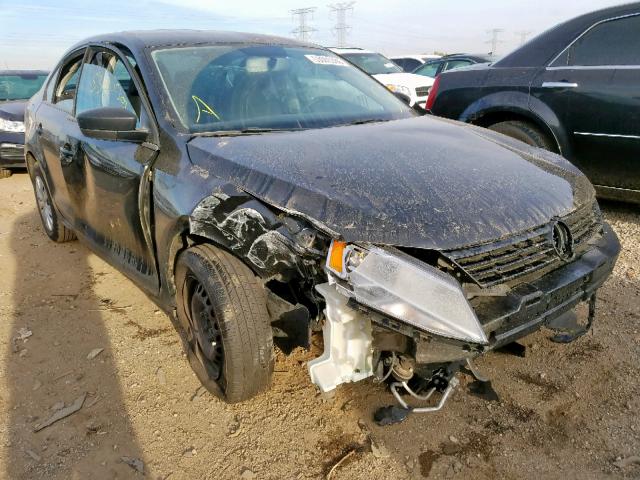 3VW2K7AJ2BM378854 - 2011 VOLKSWAGEN JETTA BASE 黑色 照片 1