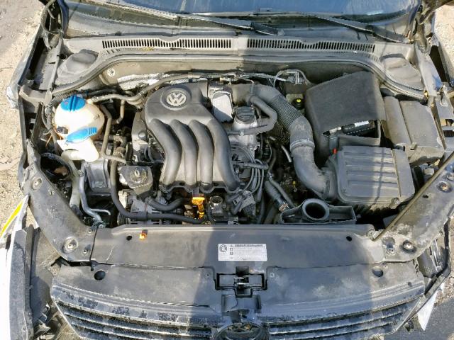 3VW2K7AJ2BM378854 - 2011 VOLKSWAGEN JETTA BASE 黑色 照片 7