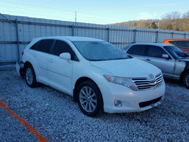 4T3ZA3BB1AU030318 - 2010 TOYOTA VENZA BASE WHITE photo 1