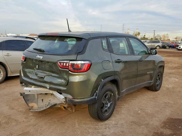 3C4NJCAB6JT335353 - 2018 JEEP COMPASS SP GREEN photo 4