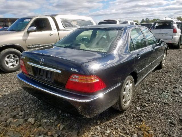 JH4KA9652YC016139 - 2000 ACURA 3.5RL BLACK photo 4