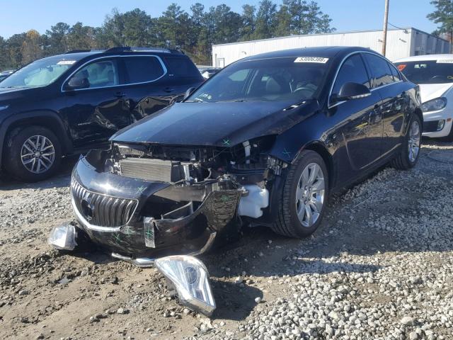 2G4GK5EX2G9207352 - 2016 BUICK REGAL GRAY photo 2