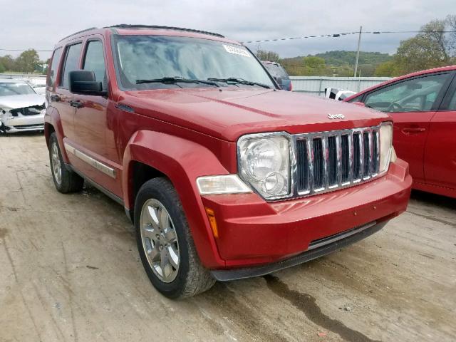 1J4PN5GK9AW115449 - 2010 JEEP LIBERTY LI MAROON photo 1