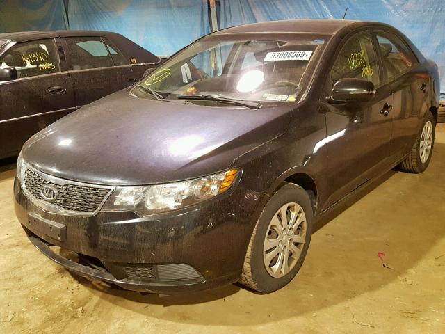 KNAFU4A24C5521264 - 2012 KIA FORTE EX GRAY photo 2