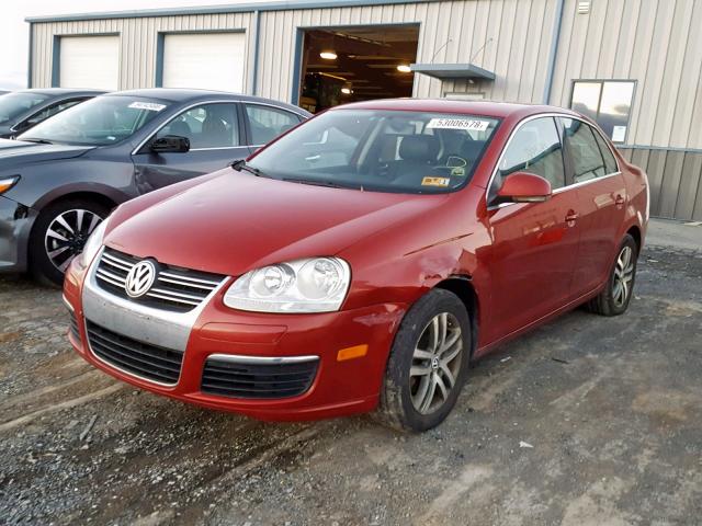 3VWSF71K96M709612 - 2006 VOLKSWAGEN JETTA 2.5 RED photo 2