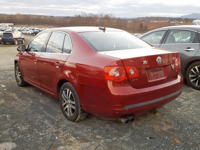 3VWSF71K96M709612 - 2006 VOLKSWAGEN JETTA 2.5 RED photo 3