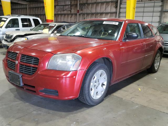 2D4FV47T96H116954 - 2006 DODGE MAGNUM SE RED photo 2