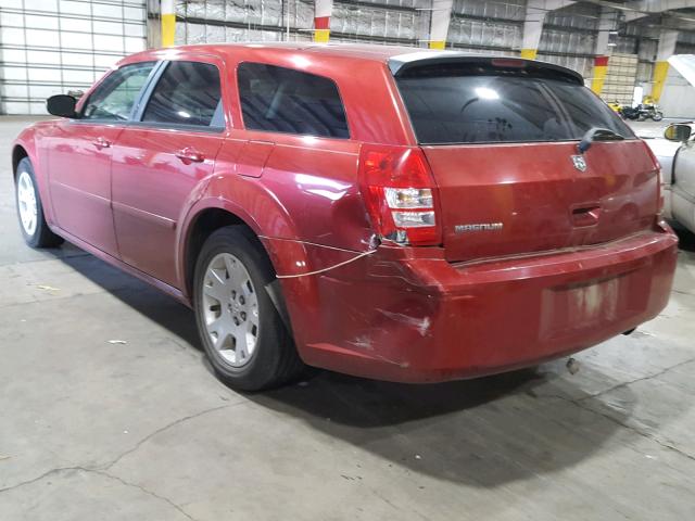 2D4FV47T96H116954 - 2006 DODGE MAGNUM SE RED photo 3