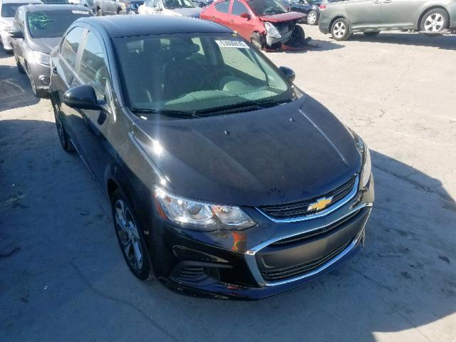 1G1JF5SB1K4124717 - 2019 CHEVROLET SONIC PREM BLACK photo 1