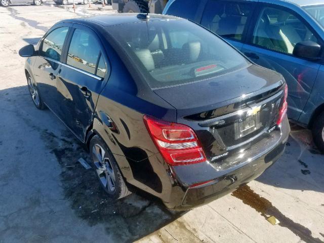 1G1JF5SB1K4124717 - 2019 CHEVROLET SONIC PREM BLACK photo 3