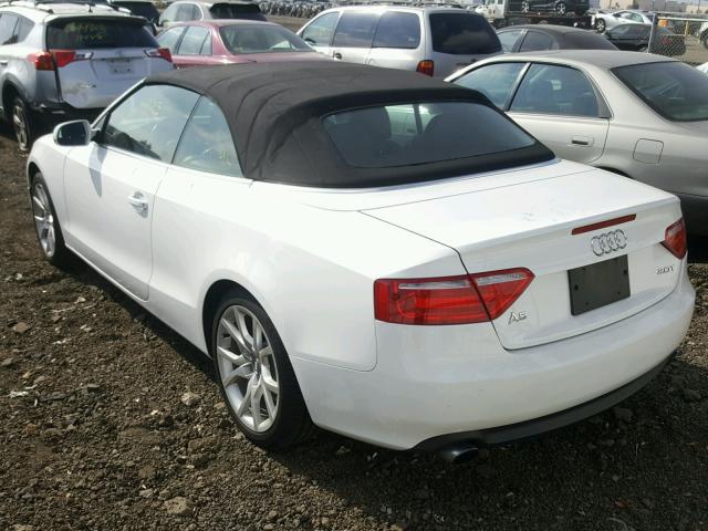 WAUAFAFH7BN004393 - 2011 AUDI A5 PREMIUM WHITE photo 3