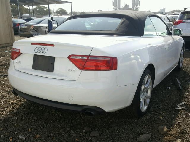 WAUAFAFH7BN004393 - 2011 AUDI A5 PREMIUM WHITE photo 4