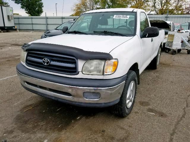 5TBJN32112S260140 - 2002 TOYOTA TUNDRA WHITE photo 2